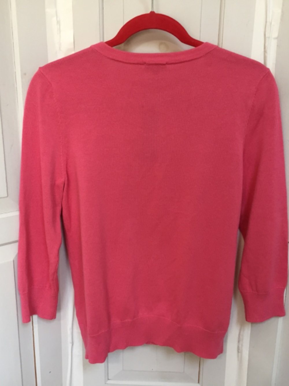 Talbots Pink Button-Up Knit Cardigan - Picture 12 of 15